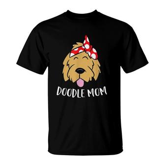 Doodle Mom Goldendoodle Mother Doodle Mama T-Shirt | Mazezy