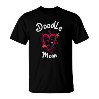 Doodle Mom Pyredoodle Bernedoodle Sheepadoodle T-Shirt | Mazezy