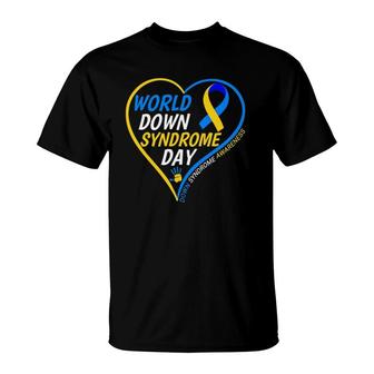 Down Syndrome Awareness Great World Down Syndrome Day 2022 Gift T-Shirt | Mazezy