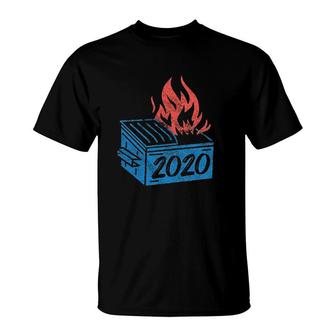 Dumpster Fire 2020 Funny Meme T-Shirt | Mazezy