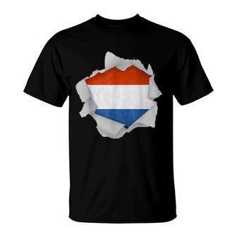 Dutch Inside Netherlands, Holland Pride And Heritage T-Shirt | Mazezy
