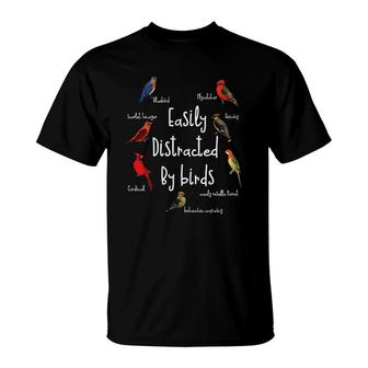 Easily Distracted By Birds Kids T-Shirt | Mazezy