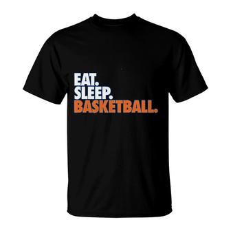 Eat Sleep Basketball T-Shirt | Mazezy
