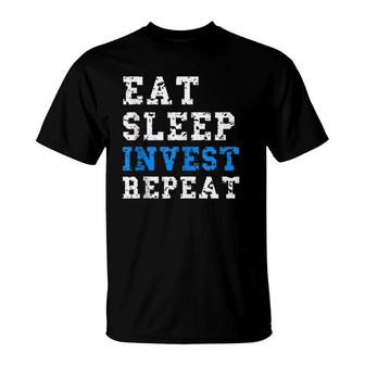 Eat Sleep Invest Repeat Cashflow T-Shirt | Mazezy DE