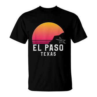 El Paso Tx Mountains Sunset T-Shirt | Mazezy