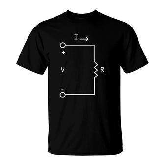 Electrical Engineer Electrical Circuit T-Shirt | Mazezy