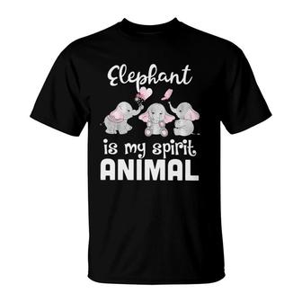 Elephant Is My Spirit Animal T-Shirt | Mazezy