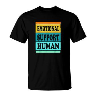 Emotional Support Human Service Animal T-shirt - Thegiftio UK