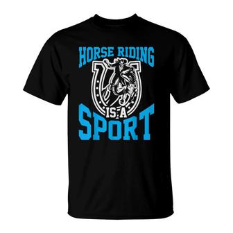 Equestrian Western Racing Horses Horse T-Shirt | Mazezy