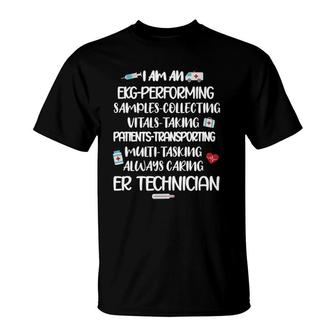 Er Technician Appreciation Emergency Room Tech Ert T-Shirt | Mazezy