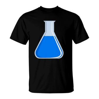 Erlenmeyer Flask Chemistry Teacher Professor T-Shirt | Mazezy