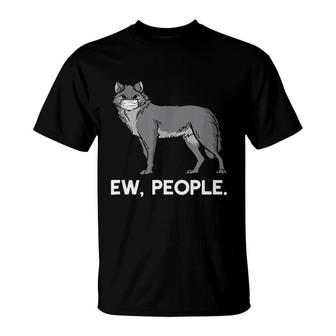 Ew People Wolf T-Shirt | Mazezy