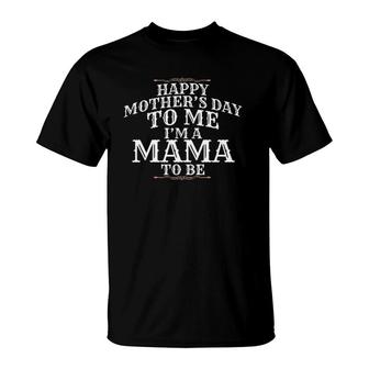 Expecting Mom Happy Mother's Day T-Shirt | Mazezy