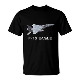 F15 Eagle Fighter Plane Jet Pilot T-Shirt | Mazezy