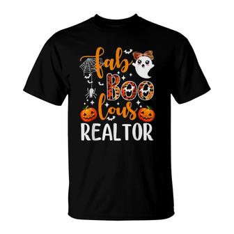 Faboolous Realtor Halloween Realtor Real Estate Agent Life T-Shirt | Mazezy