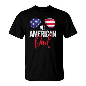 Family Matching 4Th Of July Men Dad American Flag T-Shirt | Mazezy