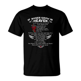 Family Mom In Heaven Memory Of My Mother T-Shirt | Mazezy DE