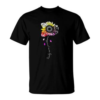 Family Nurse Practitioner Fnp Week Colorful Sunflower T-Shirt | Mazezy