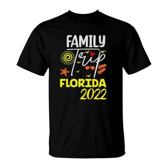 Family Vacation 2022 Florida Making Memories Beach Vacation T-Shirt | Mazezy