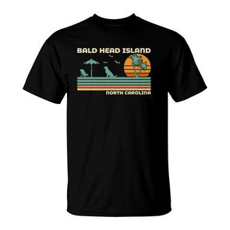 Family Vacation Retro North Carolina Bald Head Island T-Shirt | Mazezy