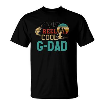 Fishing Reel Cool G Dad Gift Fisherman G Dad T-Shirt | Mazezy