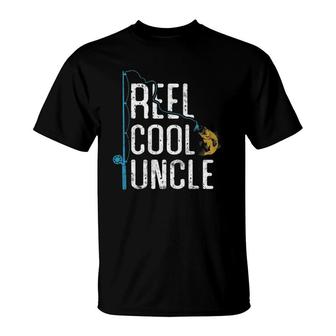 Fishing Reel Cool Uncle Father’S Day Gift Fisherman Uncle T-Shirt | Mazezy CA