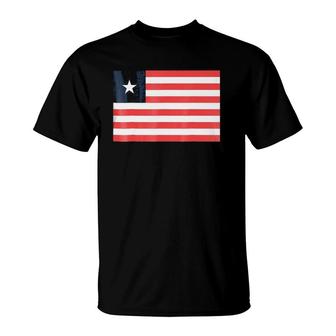 Flag Of Liberia Tee Tees T-Shirt | Mazezy