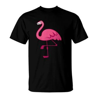 Flamingo Pink Waterbird Costume Gift Premium T-Shirt | Mazezy
