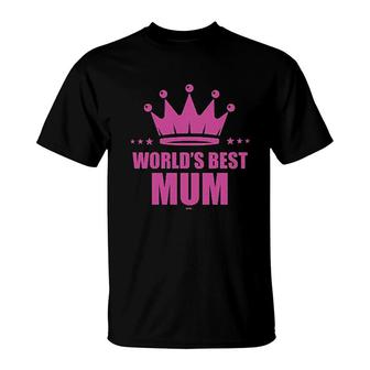 For Mum Worlds Best Mum Birthday Gifts For Mum Gifts T-Shirt - Seseable