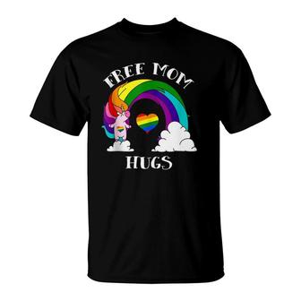 Free Mom Hugs Lgbt Lgbtq Gay Pride T-Shirt | Mazezy