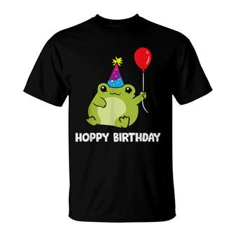 Frog Birthday Present Happy Birthday Cute Frog T-Shirt | Mazezy