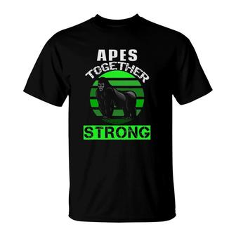Funny Apes Together Strong Meme Stock Gamestonk T-Shirt | Mazezy