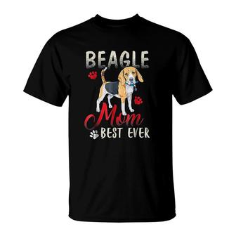 Funny Beagle Mom Best Ever T-Shirt | Mazezy