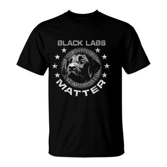 Funny Black Labs Matter Gift Kids Best Labrador Dog Lovers T-Shirt - Seseable