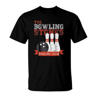 Funny Bowling Stones Team Gift T-Shirt | Mazezy