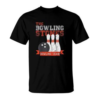 Funny Bowling Stones Team Gift T-Shirt | Mazezy