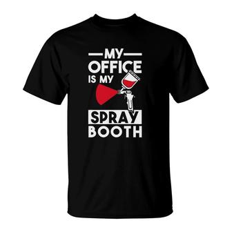 Funny Car Auto Painter Painting Gift Office Spray Booth T-Shirt | Mazezy