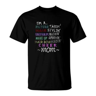 Funny Cheerleading Mom For Cheer Moms T-Shirt | Mazezy