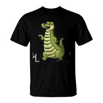 Funny Crocodile Design For Men Women Kids Alligator Lovers T-Shirt | Mazezy