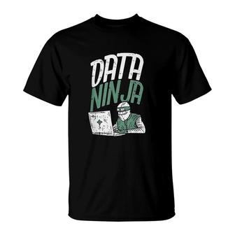 Funny Data Scientist Gift Data Ninja Engineer T-Shirt | Mazezy