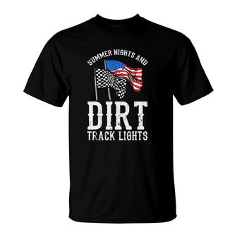 Funny Dirt Racing Gift For Men Women Cool Dirt Track Racing T-Shirt | Mazezy