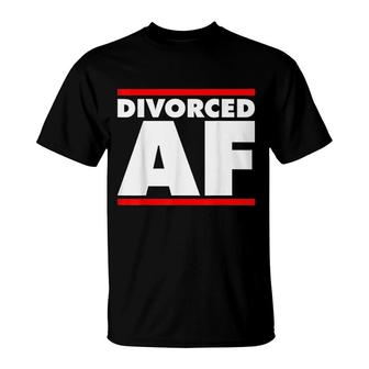 Funny Divorced Af T-Shirt | Mazezy