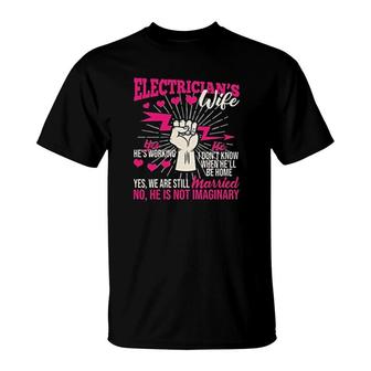 Funny Electrician Wife T-Shirt | Mazezy