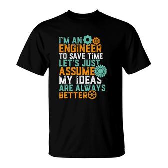 Funny Engineering For Cool Geek Nerd Engineers T-Shirt | Mazezy