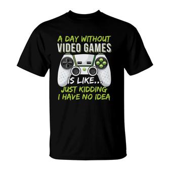 Funny Gaming Boys Girls Men Gamer Video Game T-Shirt | Mazezy