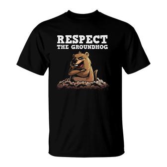 Funny Groundhog For Men Women Groundhog Day Woodchuck Animal T-Shirt | Mazezy