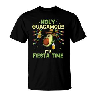 Funny Holy Guacamole Fiesta Cinco De Mayo Cute Mexican T-Shirt | Mazezy