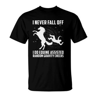 Funny Horse Art Horse Equestrian Racer Lover Men Women Kids T-Shirt | Mazezy