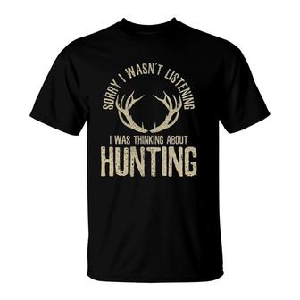Funny Hunting Quote Saying Deer Venison Elk Hunter Gift T-Shirt | Mazezy