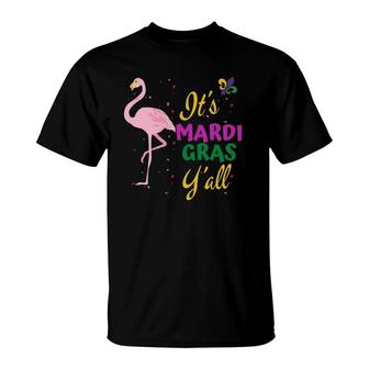 Funny Mardi Gras Carnival Party Mardi Gras Y'all T-Shirt | Mazezy